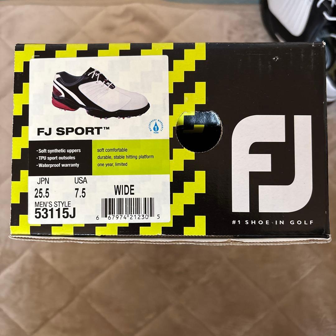 新品　フットジョイ　ゴルフシューズ　25.5