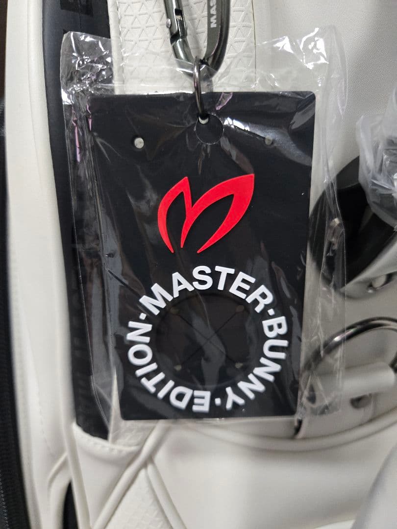 MASTER BUNNY EDITION ホワイトキャディバッグ