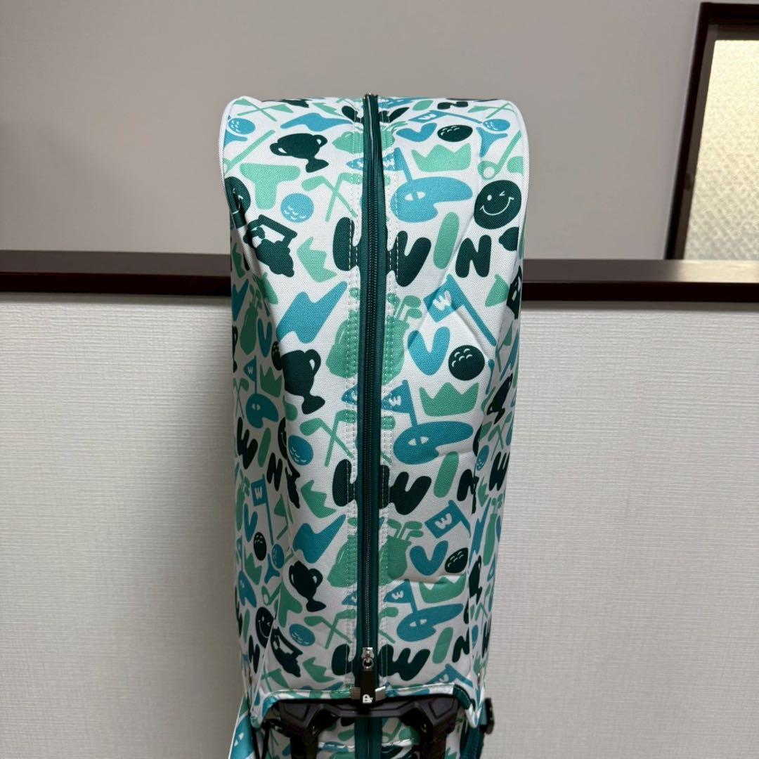 WINWIN GOLF ハッピーゴルフ スタンドキャディバッグ ミントグリーン