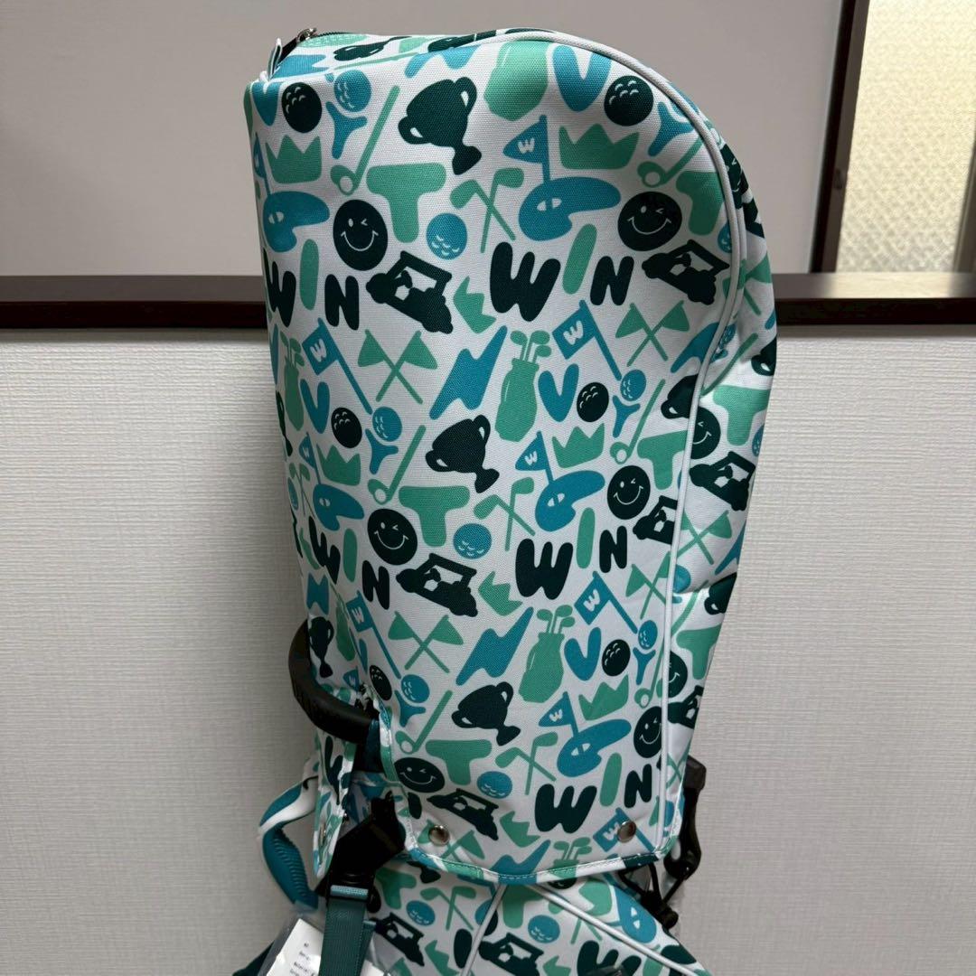 WINWIN GOLF ハッピーゴルフ スタンドキャディバッグ ミントグリーン