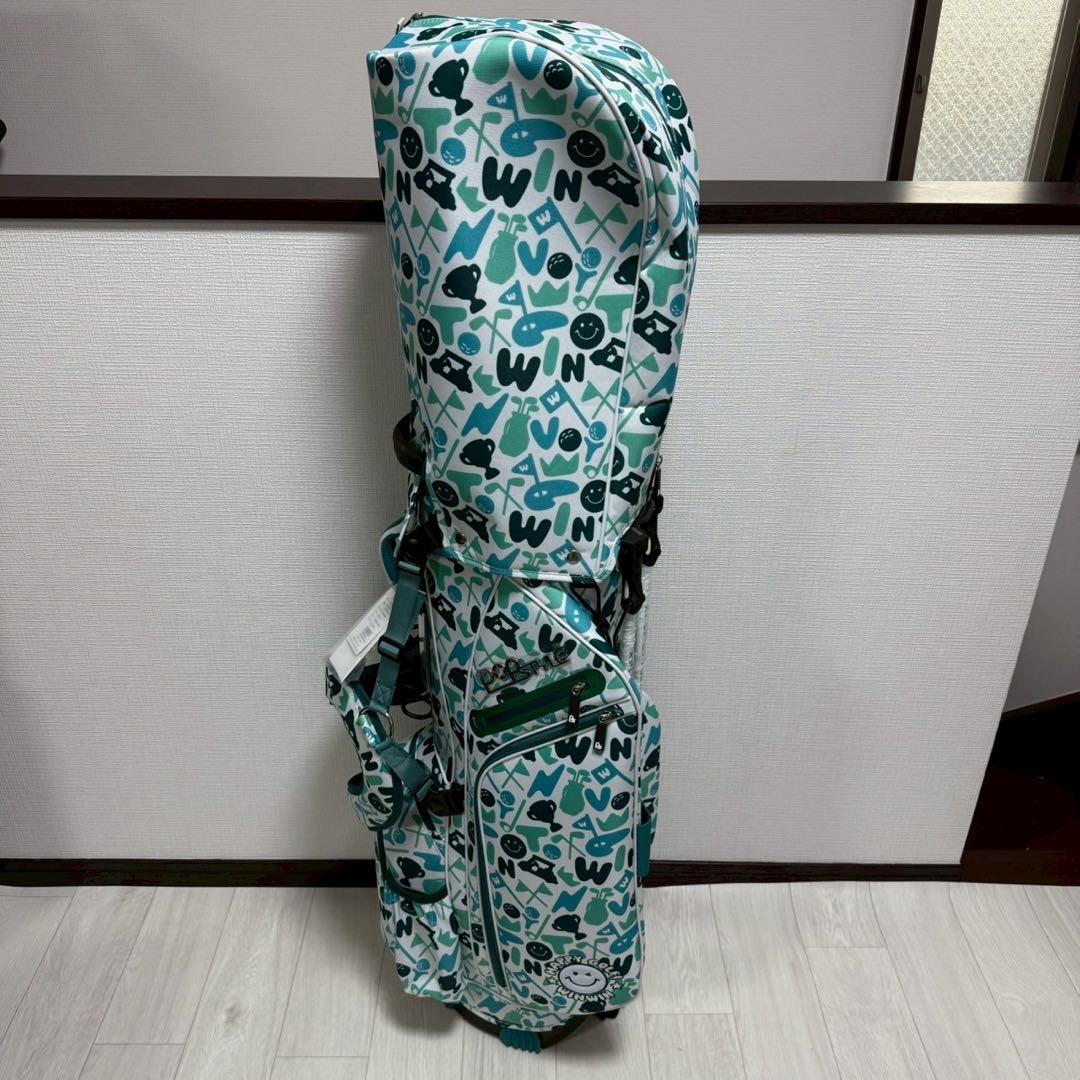 WINWIN GOLF ハッピーゴルフ スタンドキャディバッグ ミントグリーン