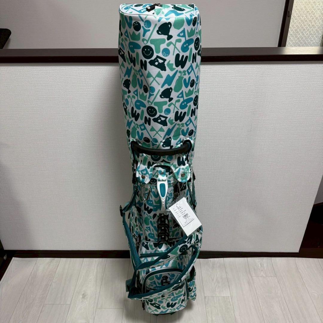 WINWIN GOLF ハッピーゴルフ スタンドキャディバッグ ミントグリーン