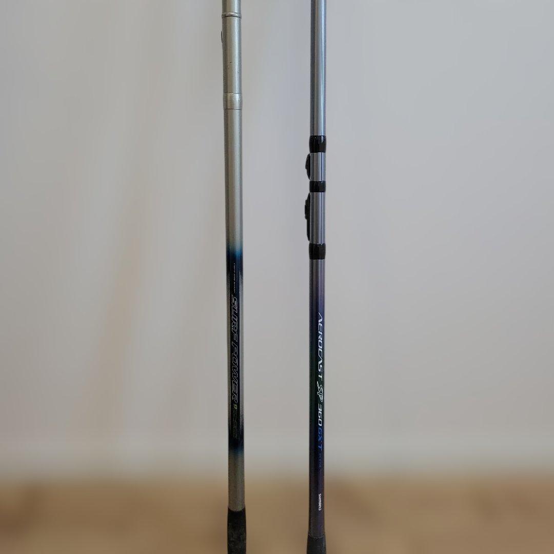 SHIMANO　DAIWA投げ竿2本まとめ売り