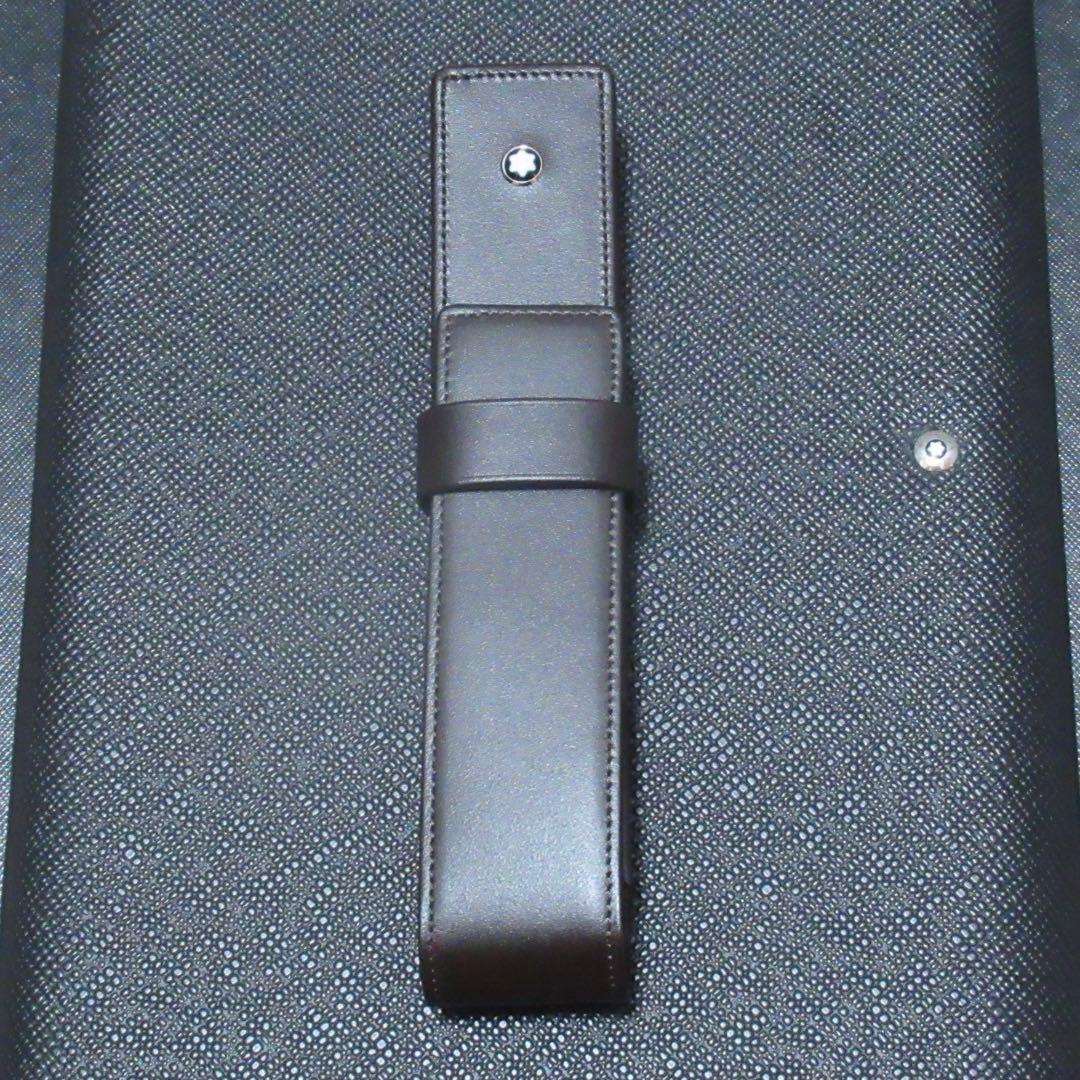 モンブラン ペンケース ペンポーチ ブラウン 1本用 114568