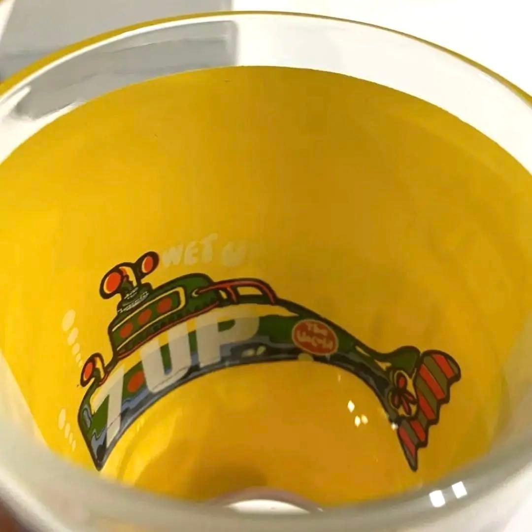 スーパーレア！　60s セブンアップ　グラス　ピーターマックス　アドバタイジング