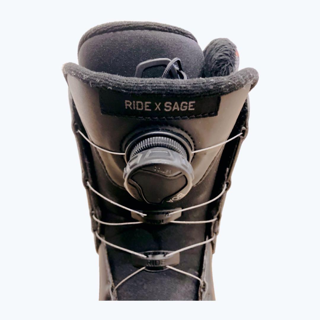 【美品】RIDE × SAGE スノーボードブーツBOA 24cm