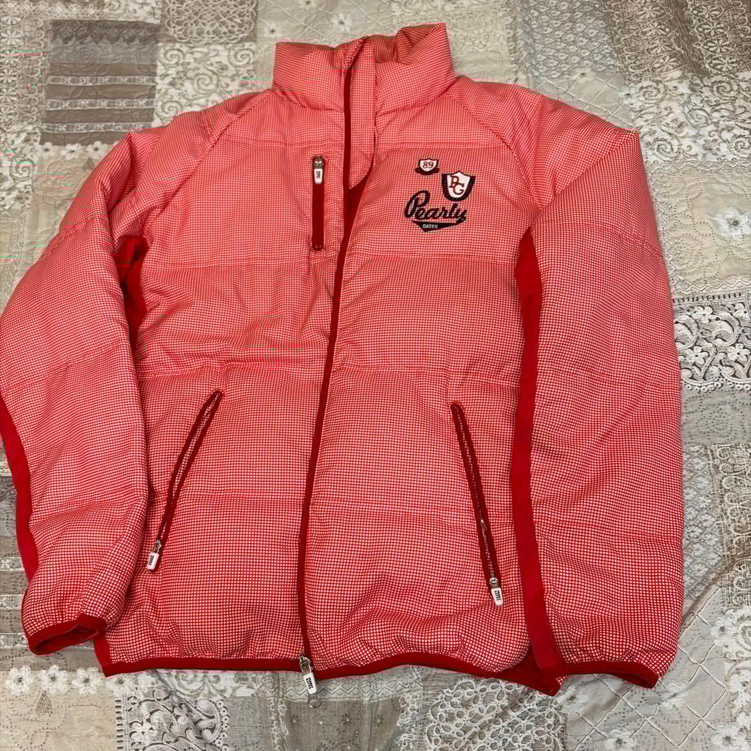 Pearly Gates 赤 チェック柄 ジャケット