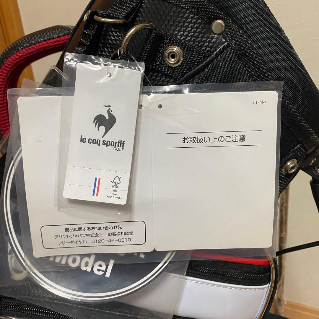 新品未使用　ルコック　le coq sportif スタンドキャディバッグ