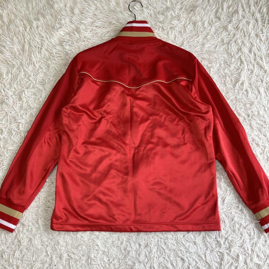 ◎新品タグ付き プーマ L レッド×ゴールド トラックジャケット パンツ