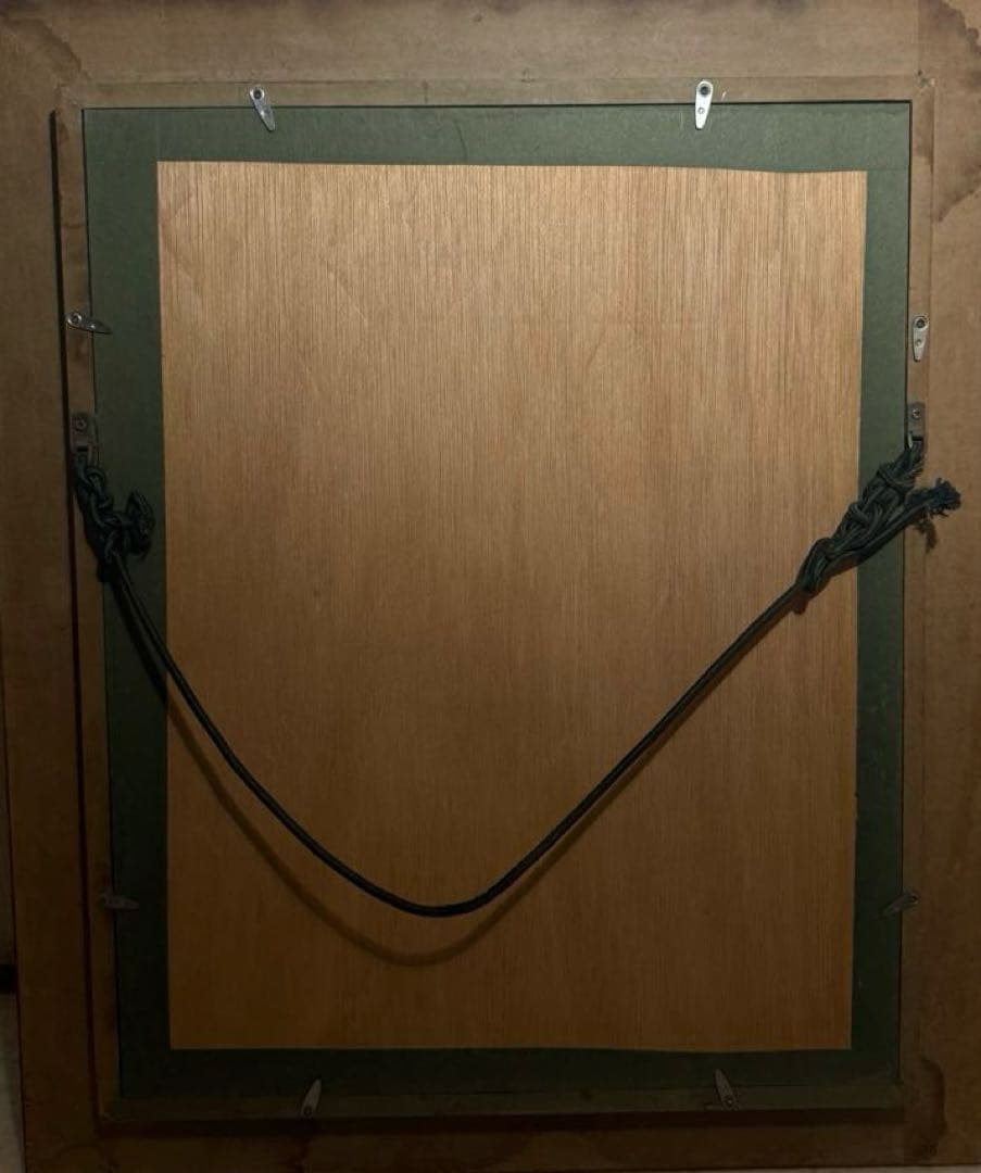 リアリズム　【ヴァイオリンを奏でる少女】肉筆画　直筆サインあり作者不詳