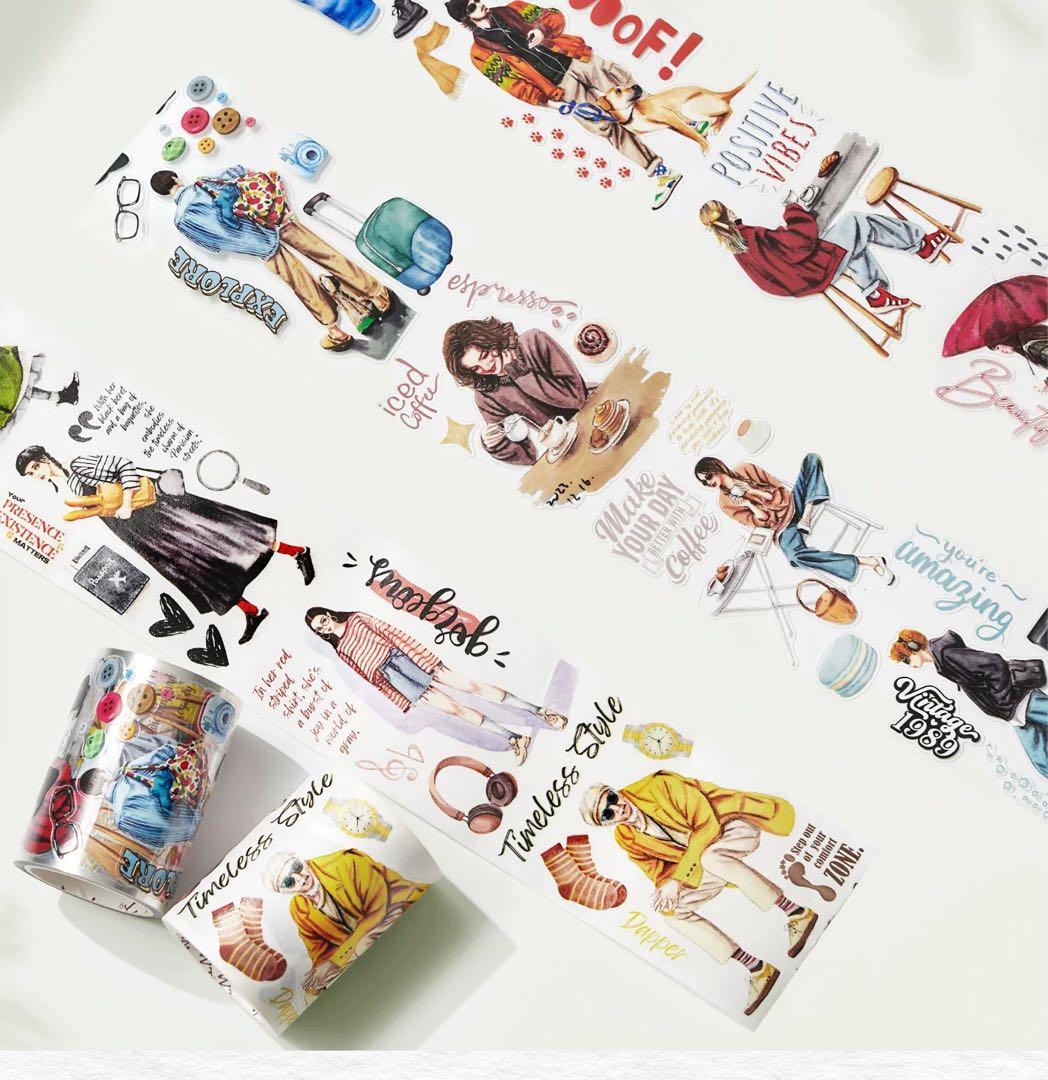 ⭐️SALE⭐️WT《潮流的色彩》海外マスキングテープ　マステ 【2166】