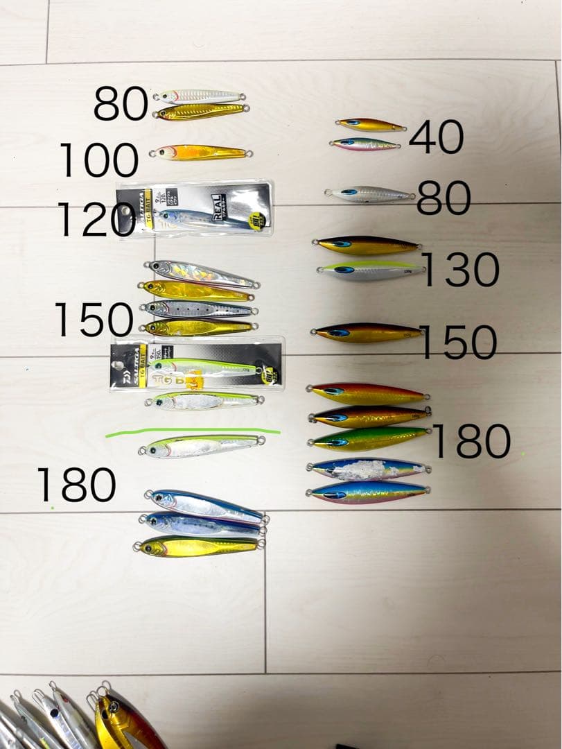 ジギング　タイラバ　タチジキ　トンジギ　アシストフック　引退　まとめ売り　破格