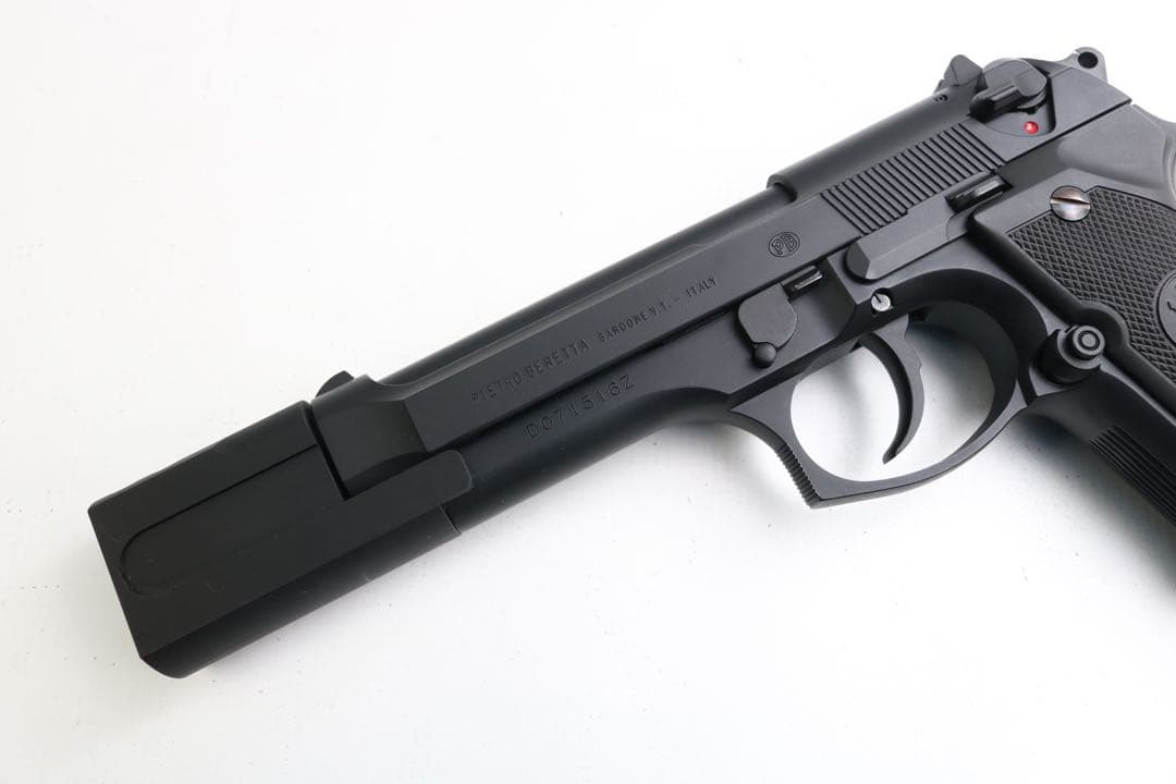 希少 極美品 WA ベレッタ M92FS LEON サイレンサー HW ガスガン