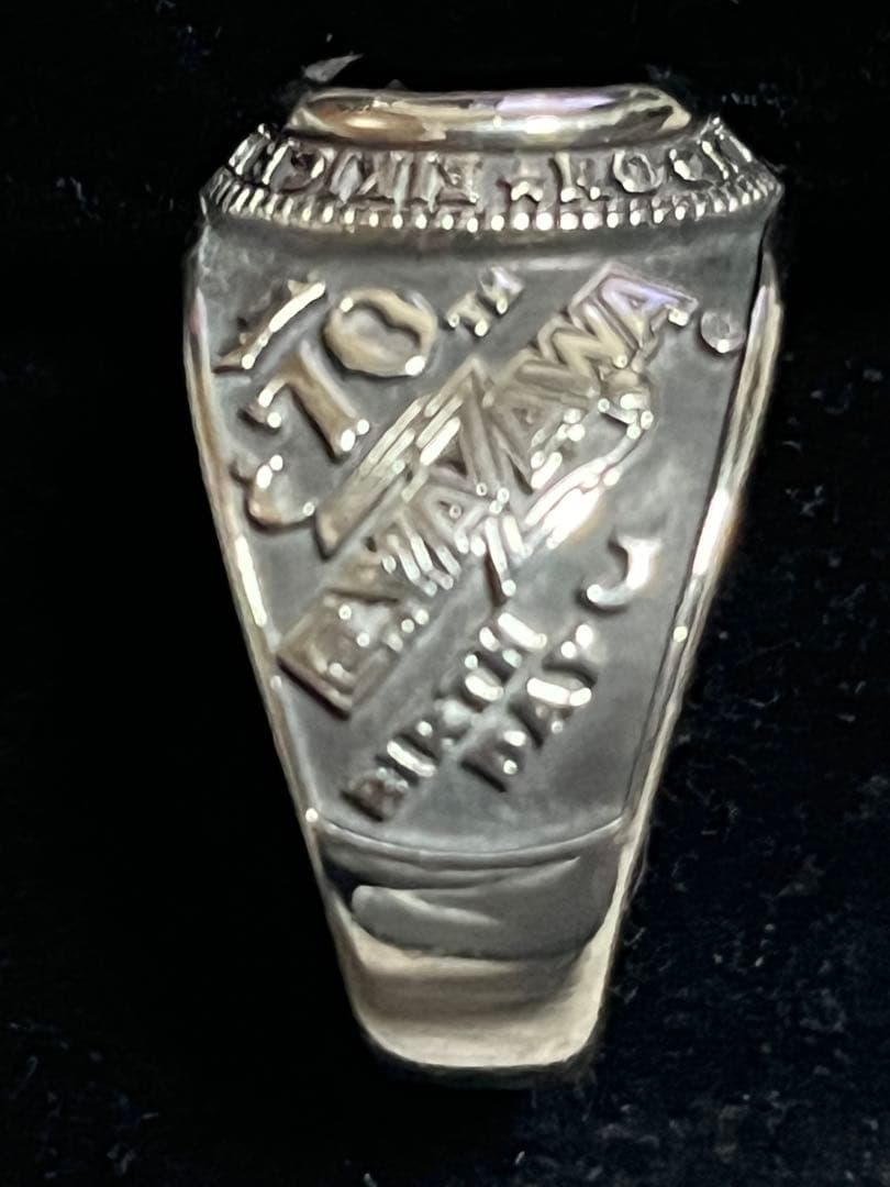 矢沢永吉　カレッジリング 70TH.BIRTHDAY 19号