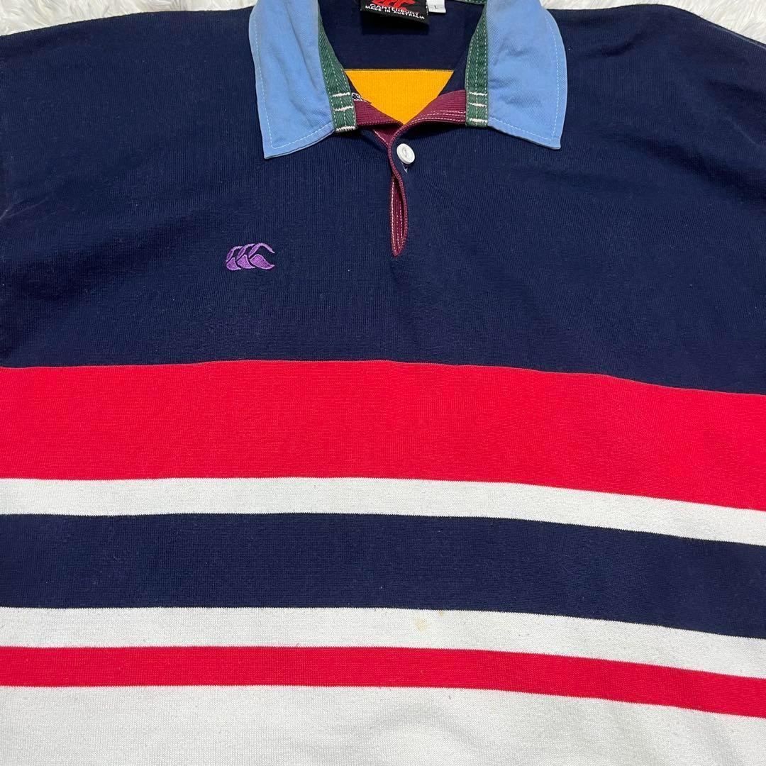 90s　 オーストラリア製 カンタベリーオブニュージーランド 長袖ラガーシャツ