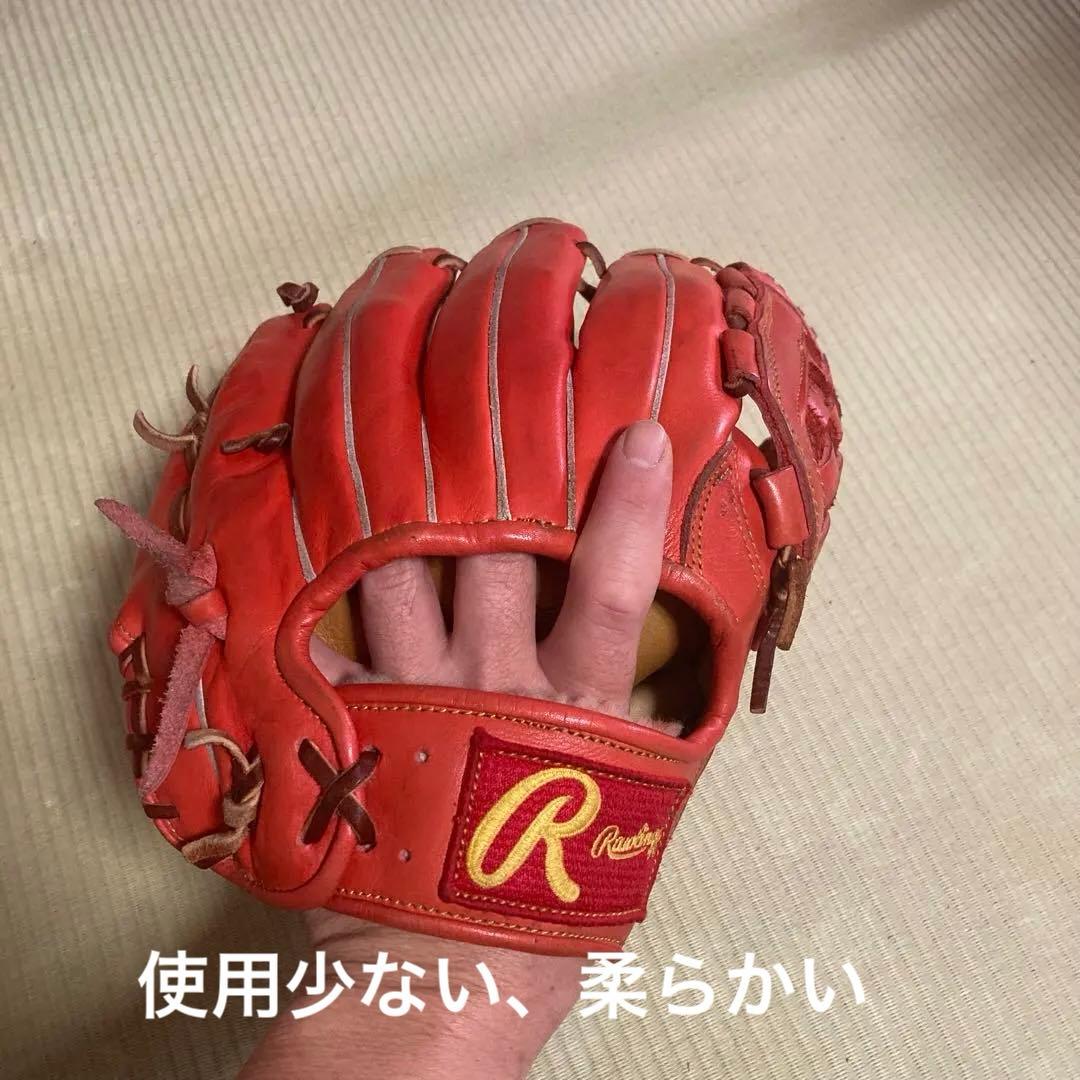 ホ*布様 Rawlings Ｒ200P オレンジ 硬式グローブ