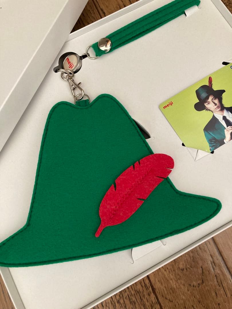 ❤️【使用済みQUOカード】❤️明治オリジナル❤️松本潤❤️QUOカード＆パスケース❤️