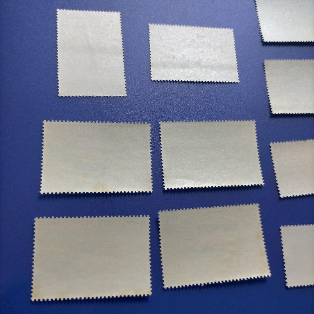 3771 外国切手 国々 魚類 海洋生物 シリーズ 22種 未使用