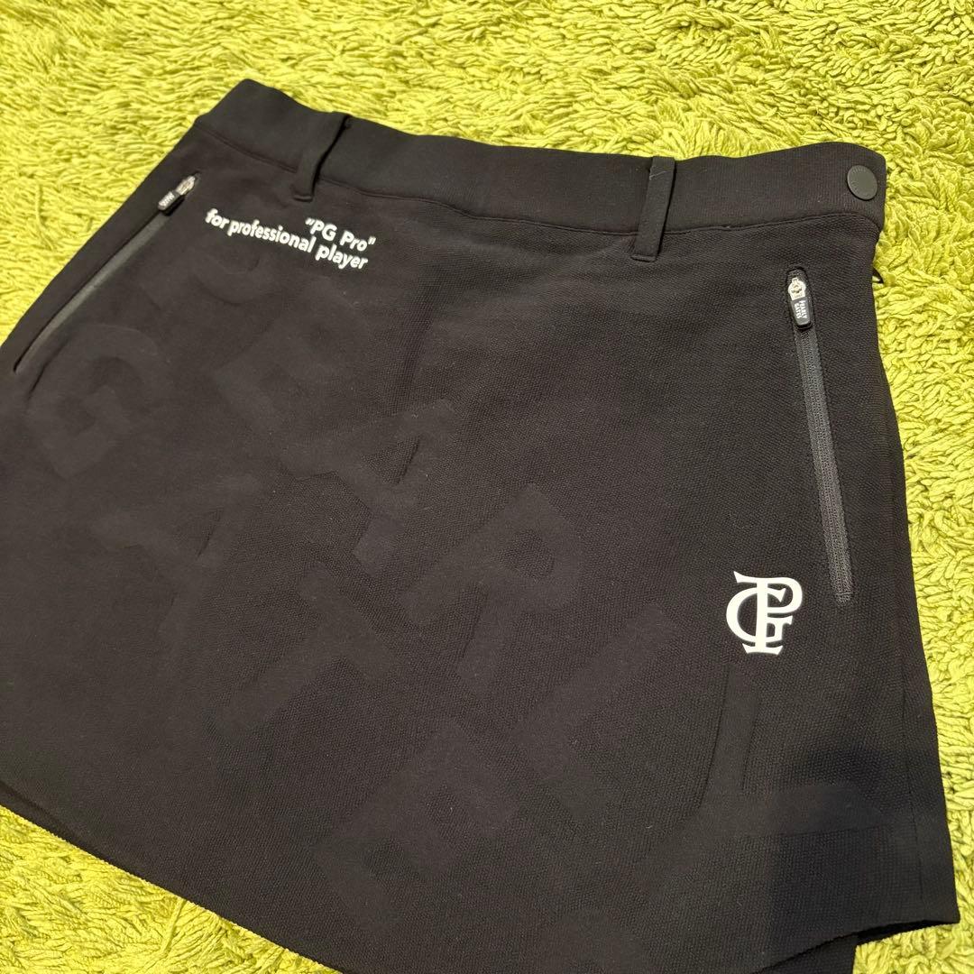 美品！パーリーゲイツ PEARLYGATES スカート ストレッチ ブラック M