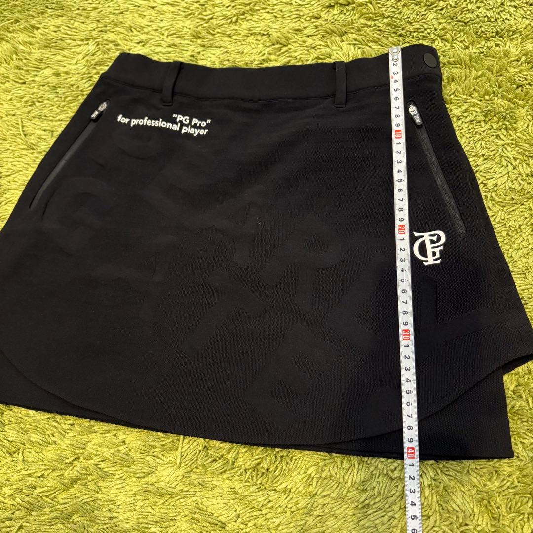 美品！パーリーゲイツ PEARLYGATES スカート ストレッチ ブラック M