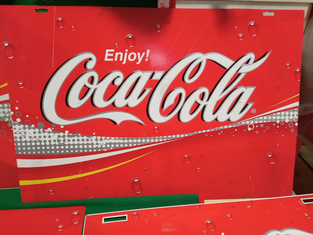 Coca-Cola Enjoy!看板、サインプレート 5枚セット