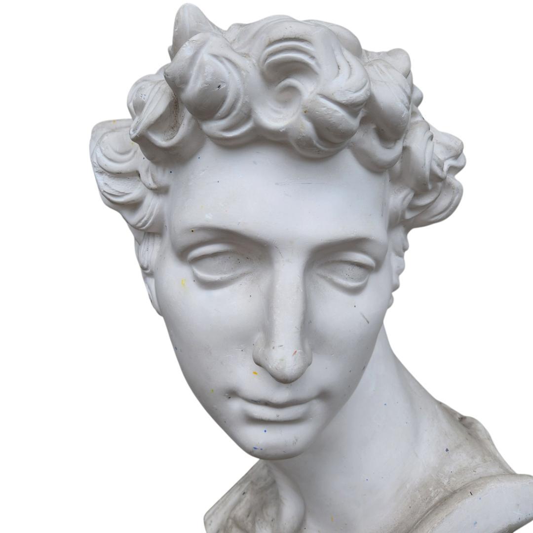 直接引渡限定　石膏像 メディチ 胸像 美術 デッサン用 インテリア 高さ64cm