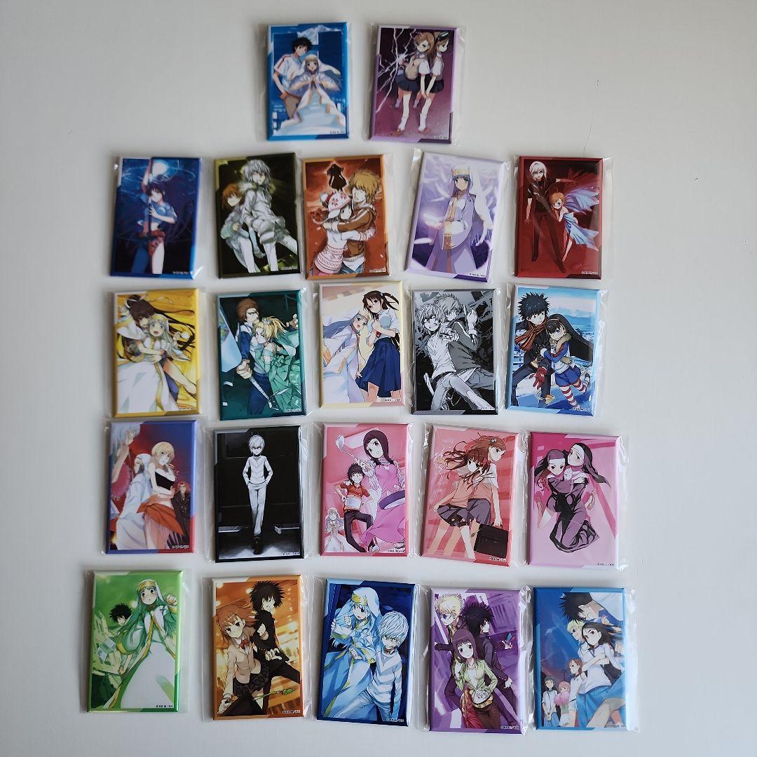 とある魔術の禁書目録オンラインくじスクエア缶バッジカバーイラスト