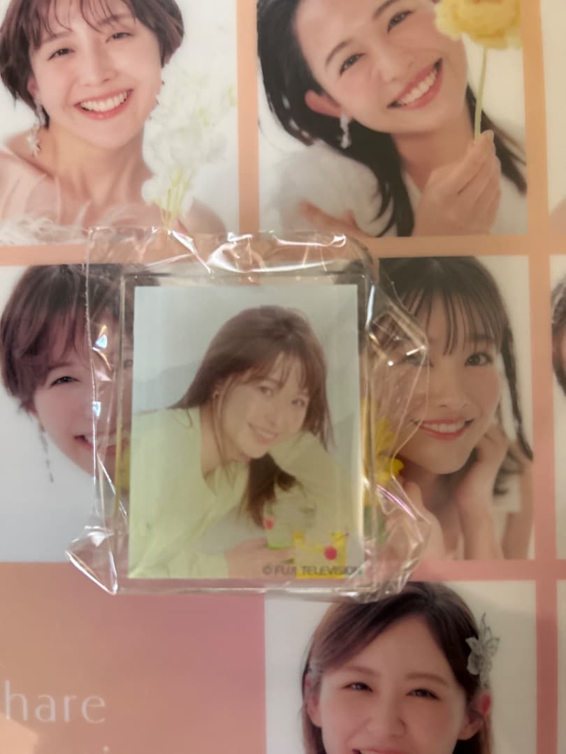 フジテレビアナウンサー アクリルバッジ アクリルクリップ 渡邊渚