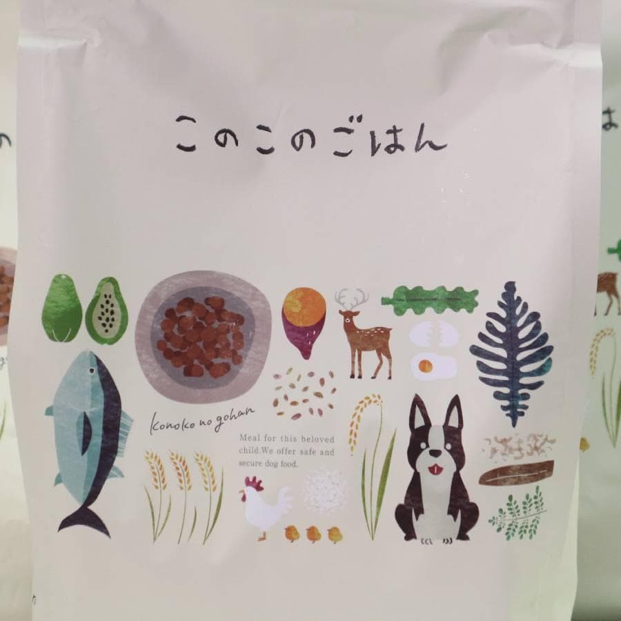 コノコトトモニ このこのごはん 小型犬用ドッグフード 1kg×6袋セット