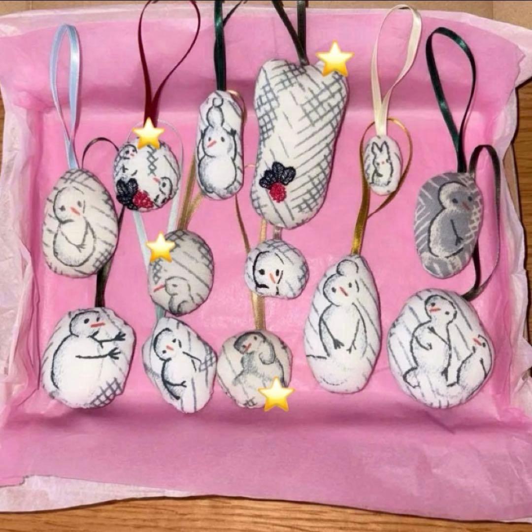 ミナペルホネン/ルミユッコとライトベリーのオーナメント+ Xmasカードのセット