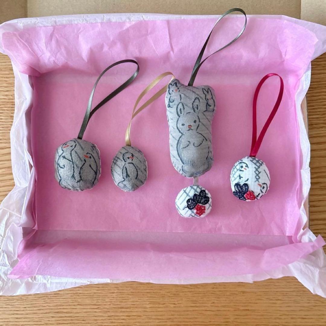 ミナペルホネン/ルミユッコとライトベリーのオーナメント+ Xmasカードのセット