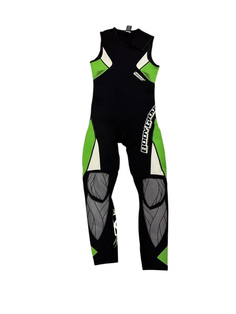 ブラック/グリーン フルジップ タッパー