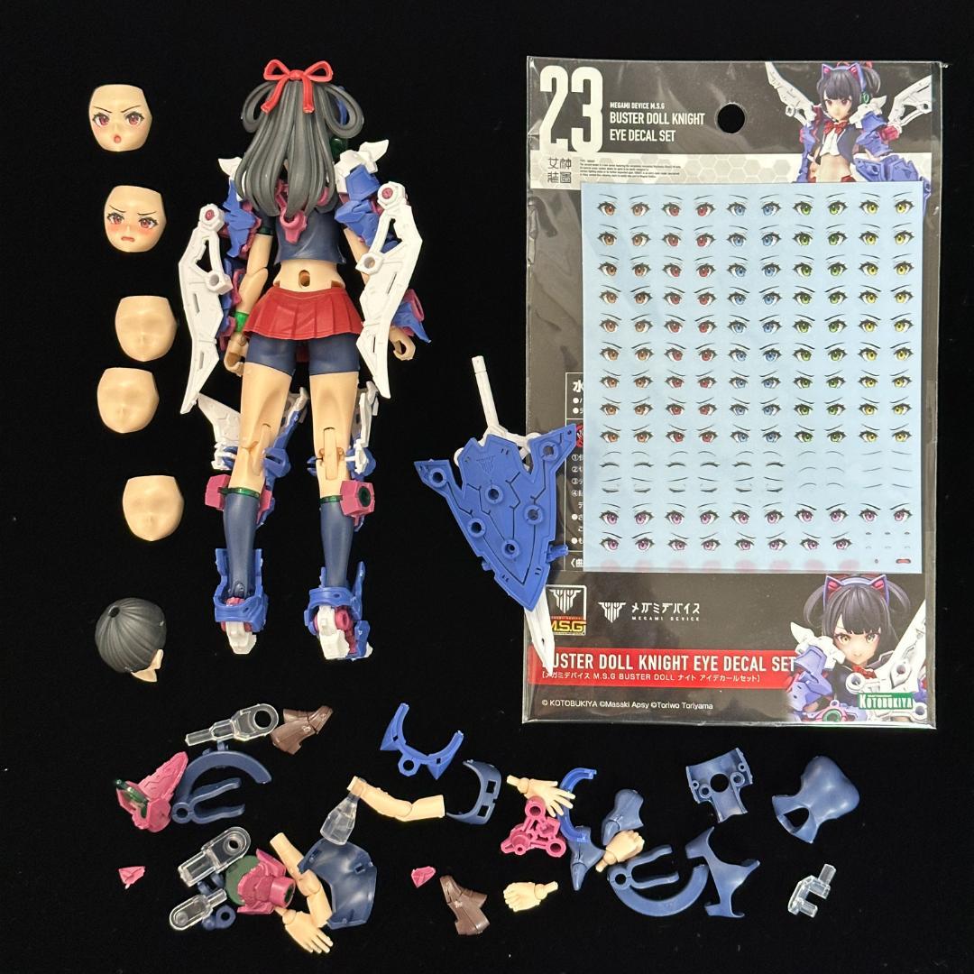 【瞳デカール付】メガミデバイス バスタードール ガンナー ナイト【ジャンク】