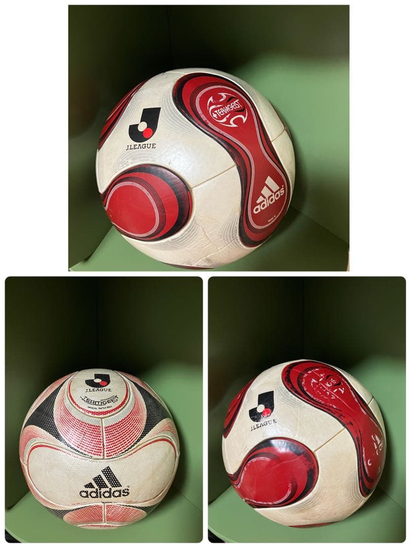 adidas TEAMGEIST Jリーグ試合球 5号パンクボール　3個セット