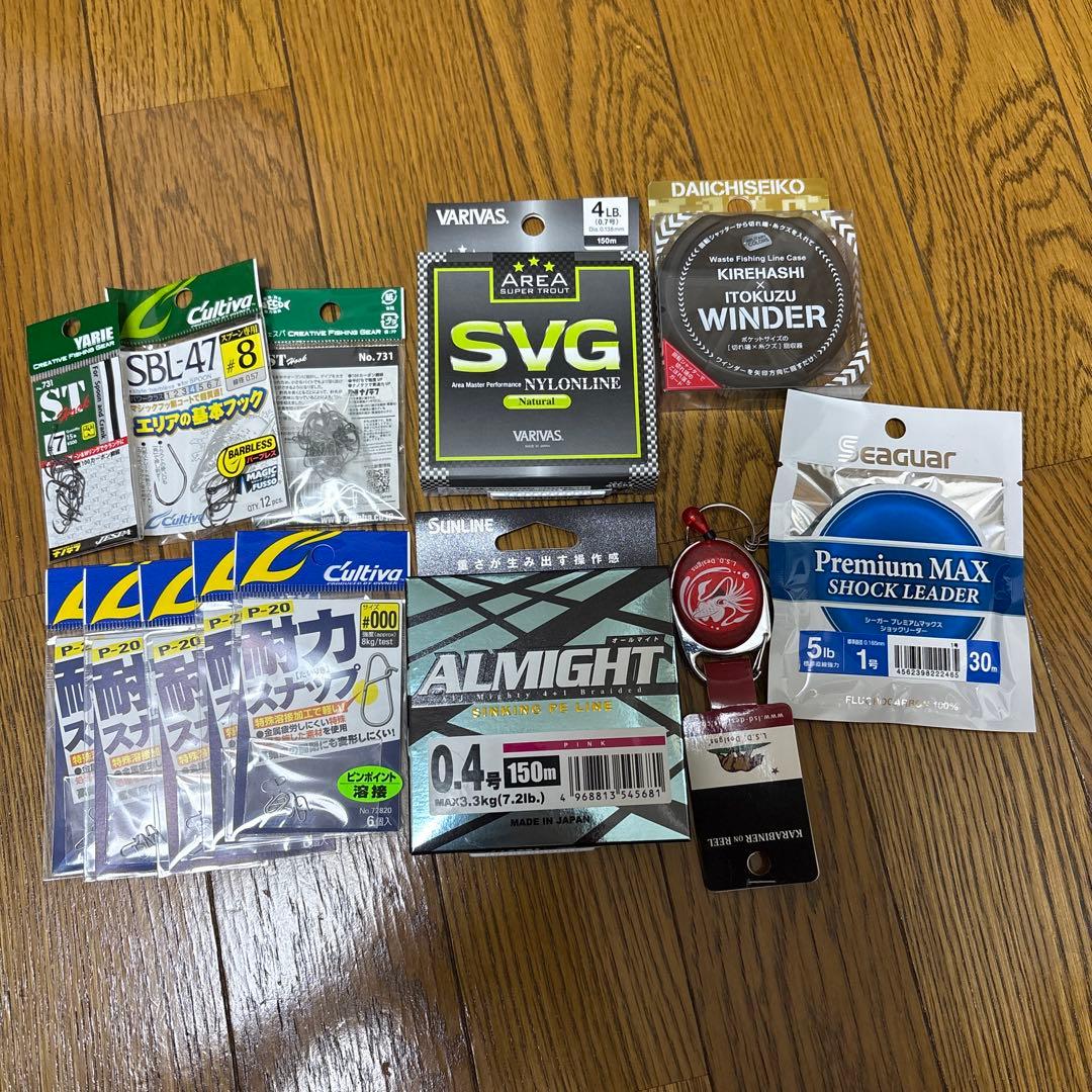 【ルアー計133点•その他小物あり】 エリアトラウト 管釣り引退セット