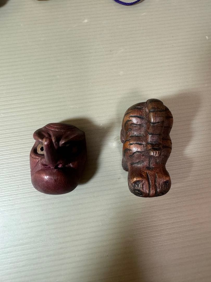 2737 時代提げ物 根付 合計10点　天然素材　時代物