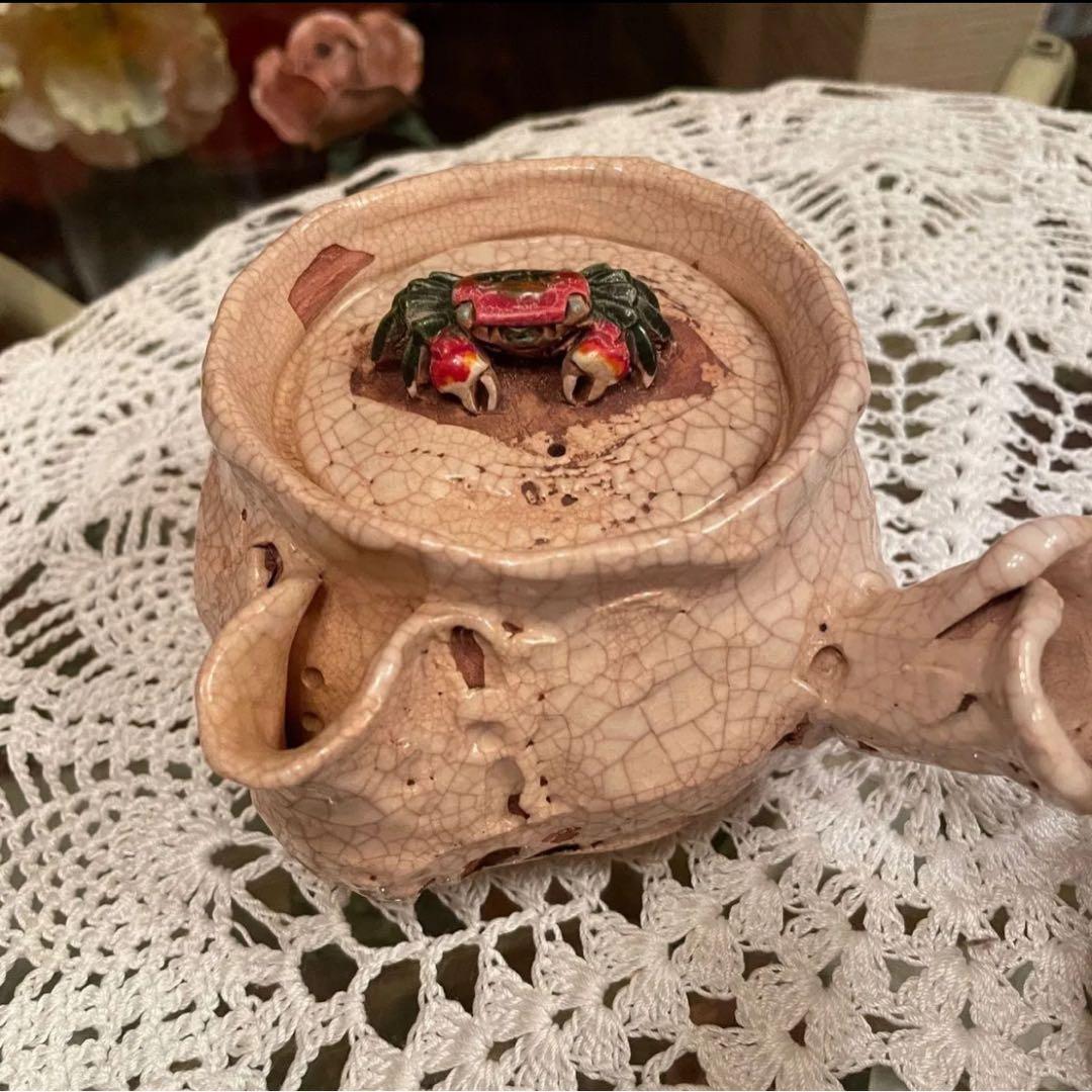 ★大セール中！！入手困難★ 楽山焼 蟹 6点セット