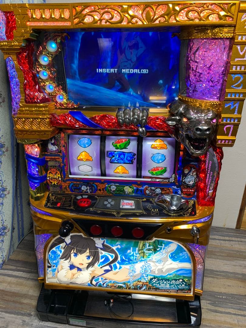 5号機 ダンまち 北電子 不要機 2018年 家庭用電源 パチスロ実機