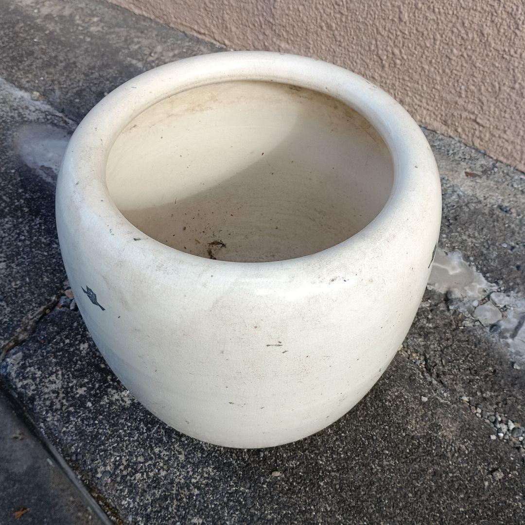 火鉢　工芸品　灰付き