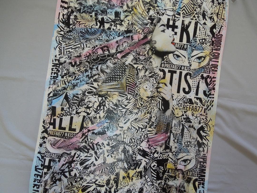 激レア　スペシャル　世界10枚限定　prefab77　直筆サイン　banksy
