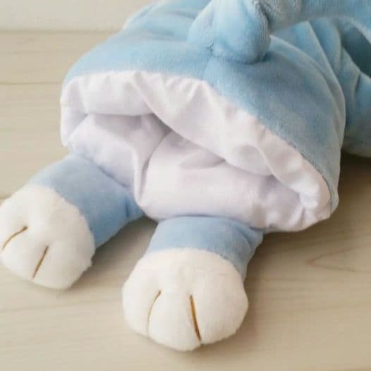 新品　11ぴきのねこ　パペット　ブルー　猫　ネコ