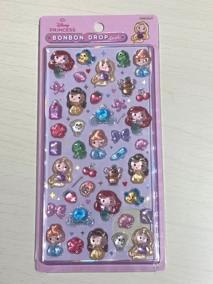 【国内正規品】ディズニーボンボンドロップシール　クラシック・プリンセス2点セット