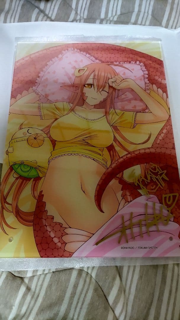 モンスター娘のいる日常 オカヤド サイン入り アクリルボード
