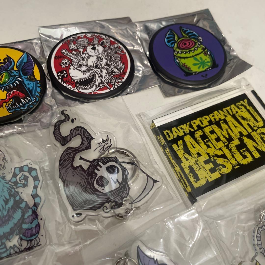 カゲマルデザイン アクリルキーホルダー アクリルブロック マグネット まとめ売り