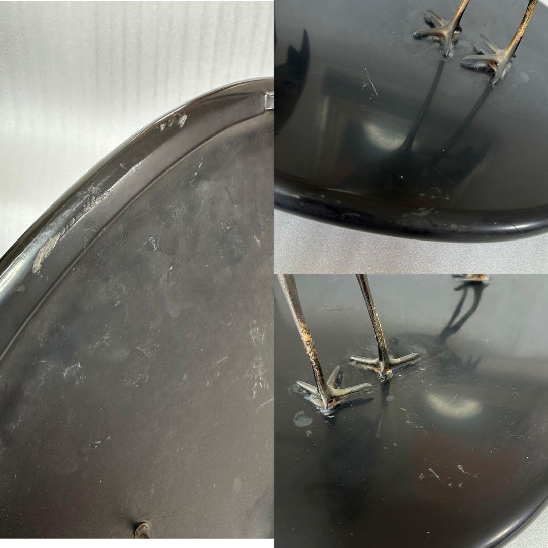 作家物 鶴　2羽 オブジェ　インテリア 高さ約29cm 銅製？