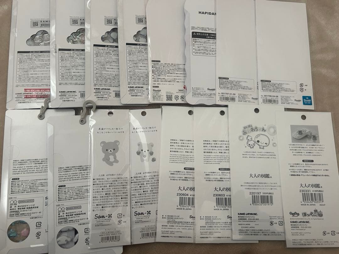 キャラクターシールセット 16枚まとめ売り