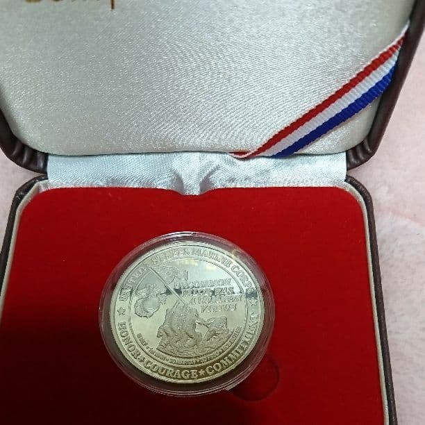軍隊999シルバーメダル 硫黄島 米海軍 海兵隊 記念レア