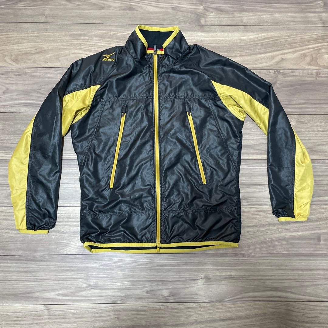 ミズノ ブレスサーモ ウインドブレーカー上下セット Mサイズ ブラック 裏起毛