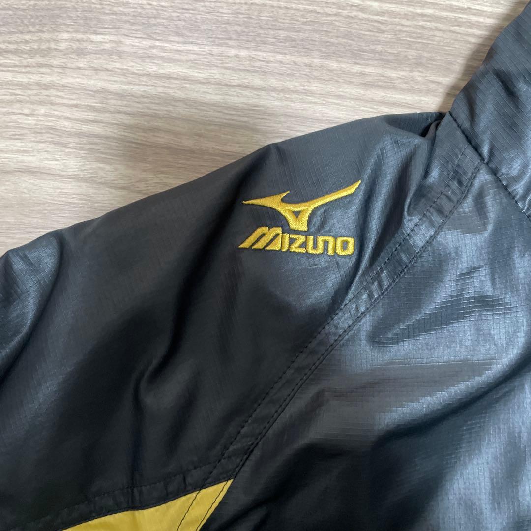 ミズノ ブレスサーモ ウインドブレーカー上下セット Mサイズ ブラック 裏起毛