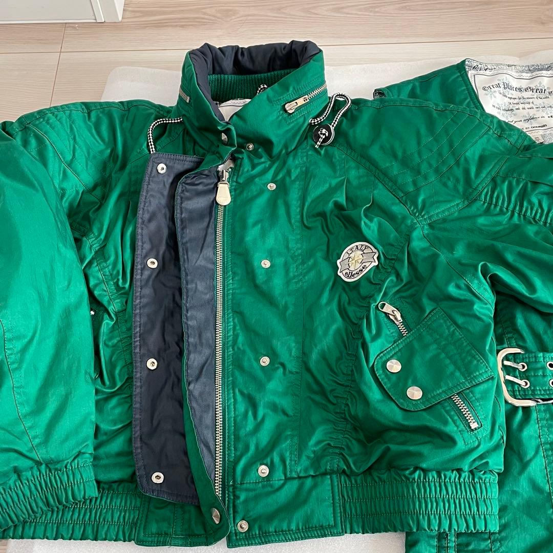 【激レア】Ellesse ITALY レトロスキーウェア　ジャケット繋ぎセットL